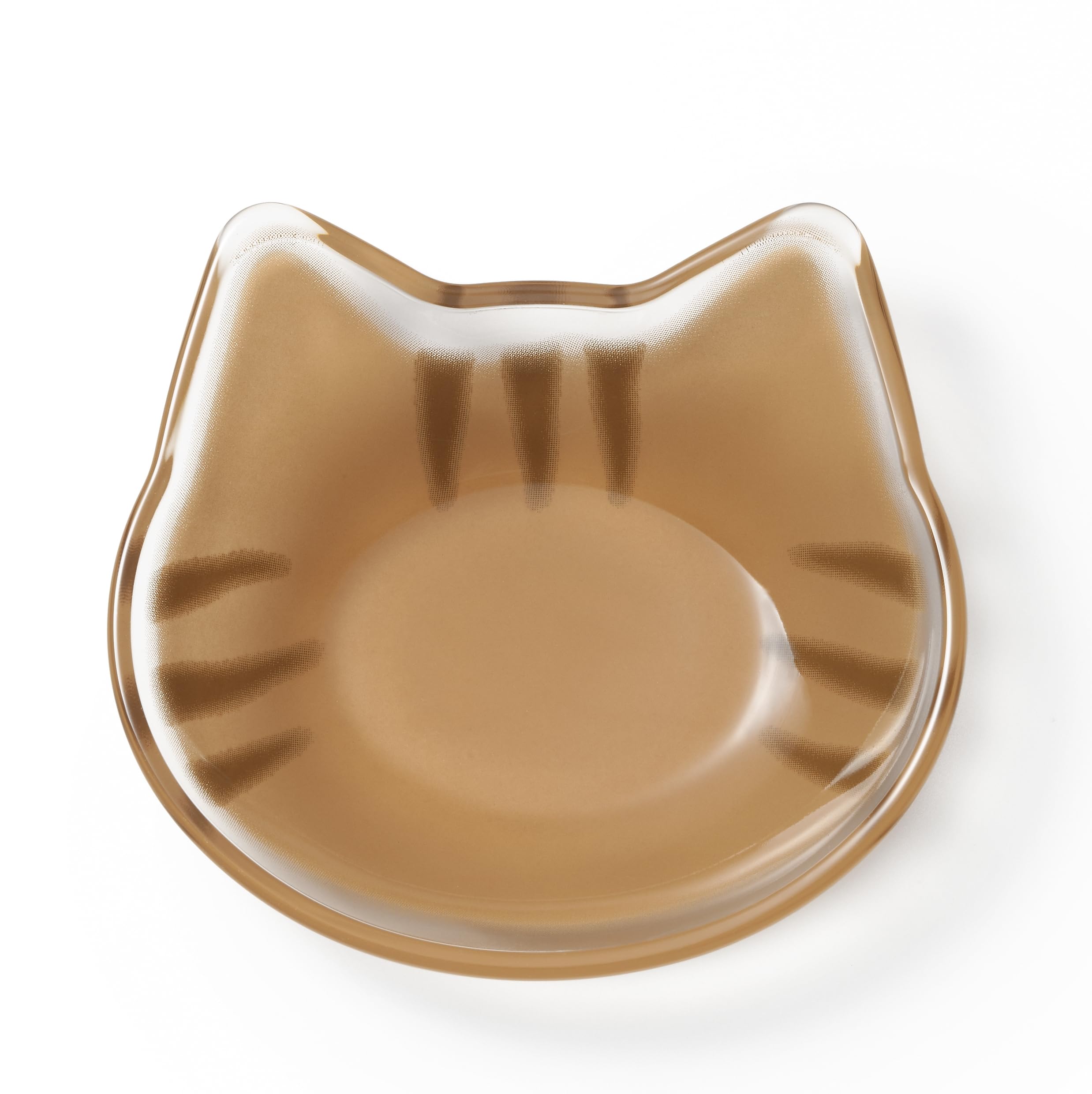 Amazon.com: ADERIA 6832 Coco Cat Glass Bean Plate Chatra Set, Made